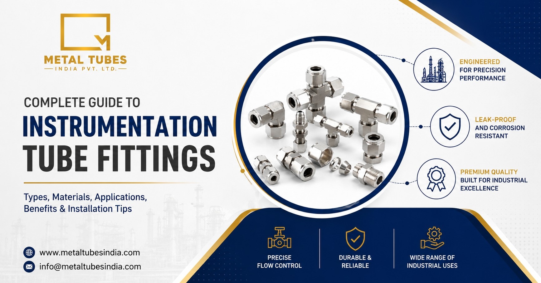 Complete Guide to Instrumentation Tube Fittings
